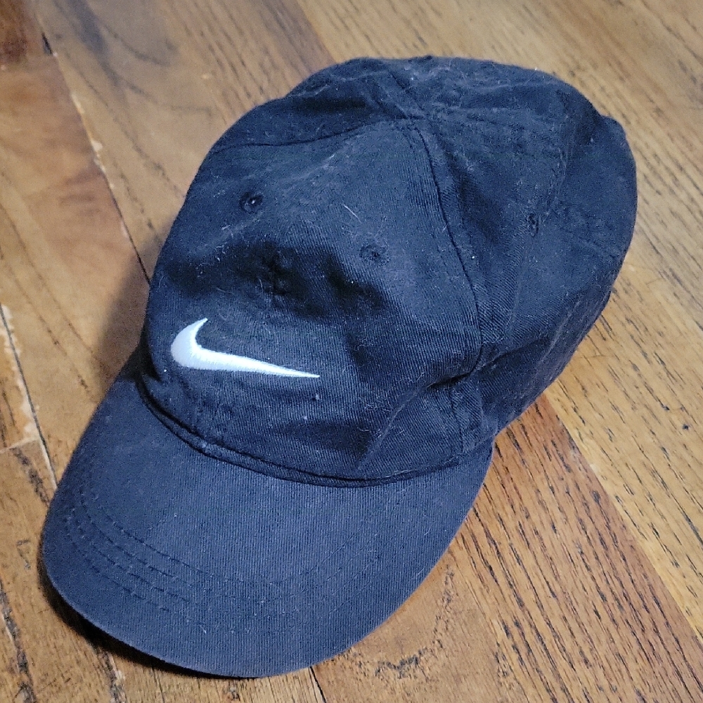 Nike Classic Black Hat with White Logo